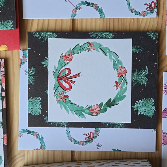 Handmade Mini Christmas Cards Boxed Set of 6 - Picture 7 of 12